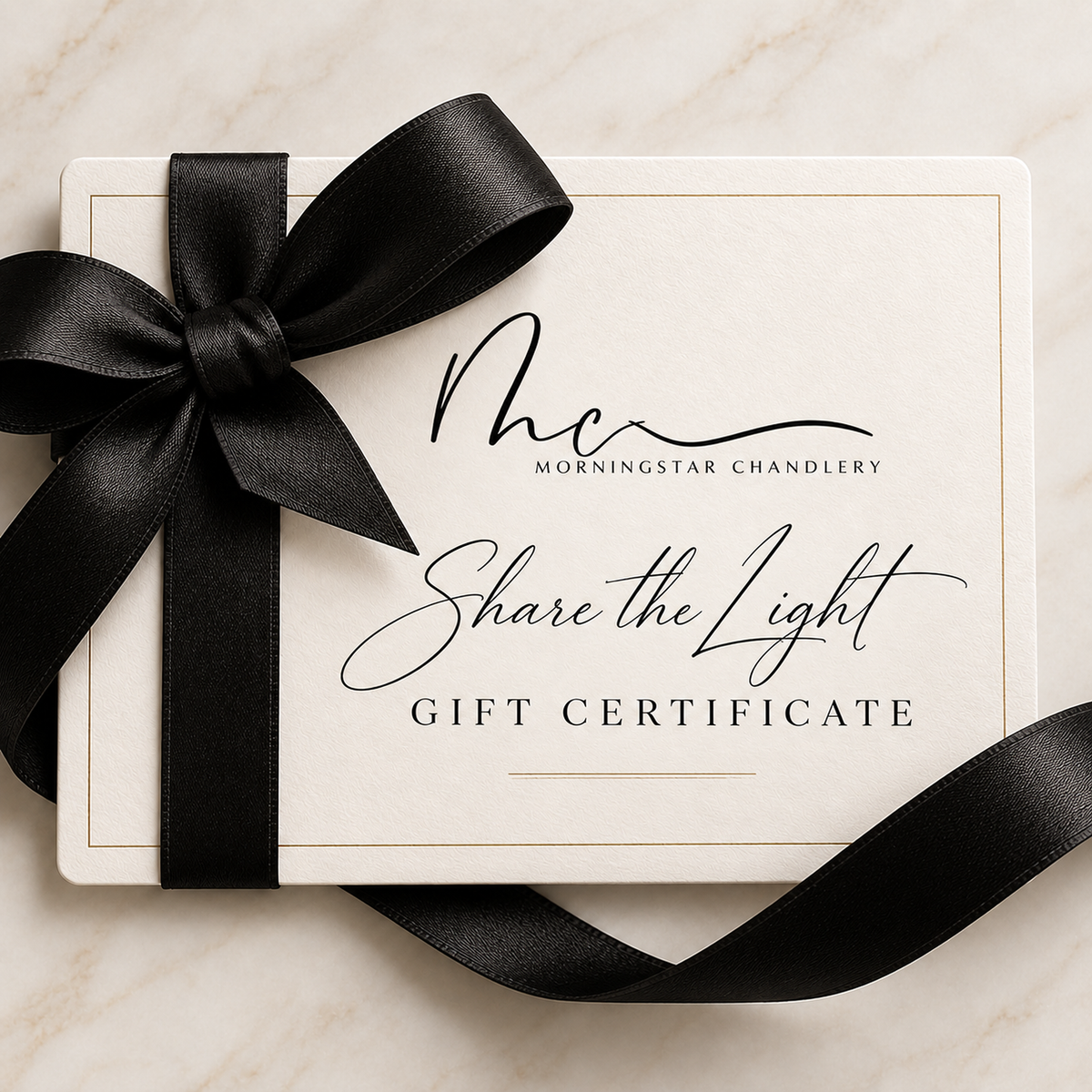 Share the Light | Morningstar Chandlery Gift Certificate