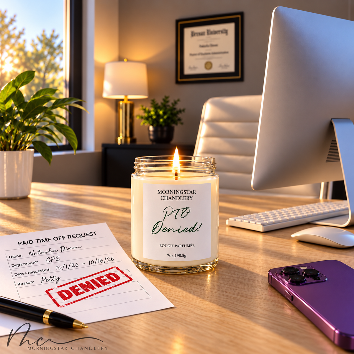 PTO Denied! | Pineapple Sage Scented Candle